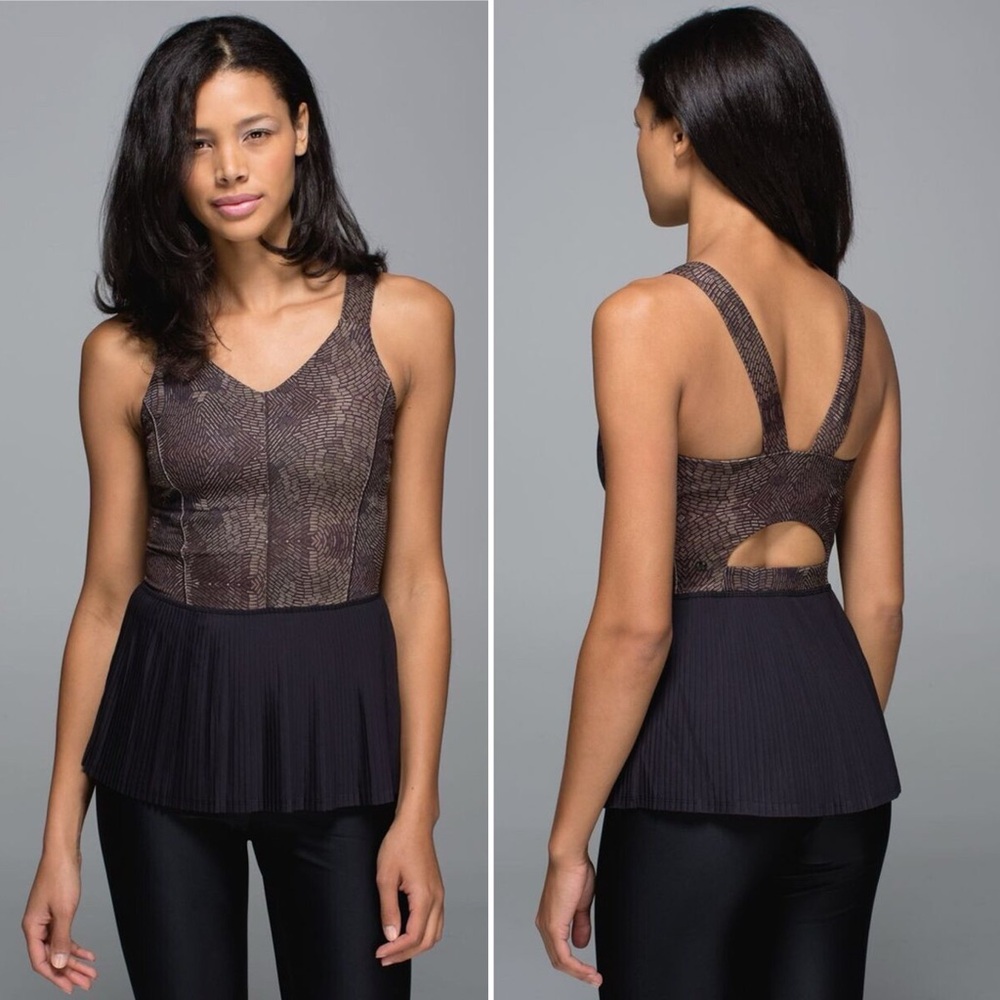 LULULEMON City Tank Golden Goddess Work Out Exercise Top Women’s‎ Size 6